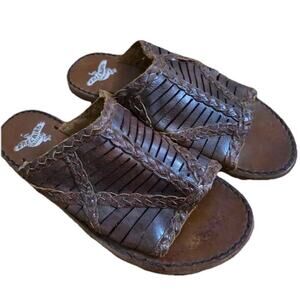 FREEBIRD BY STEVEN Willow Leather Sandals Women's Size 8 BOHO Hippie S000020